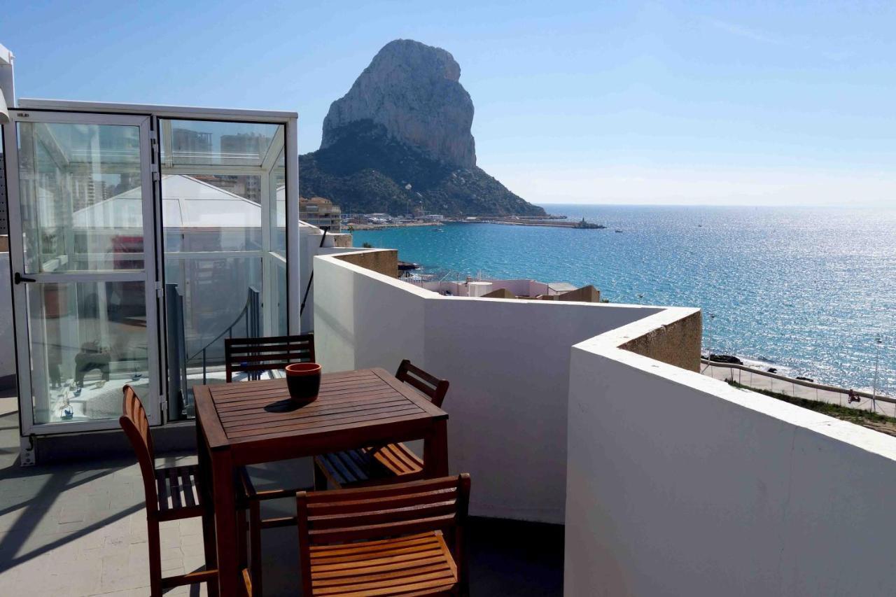 Atico Calpe Primera Linea De Playa Exterior photo